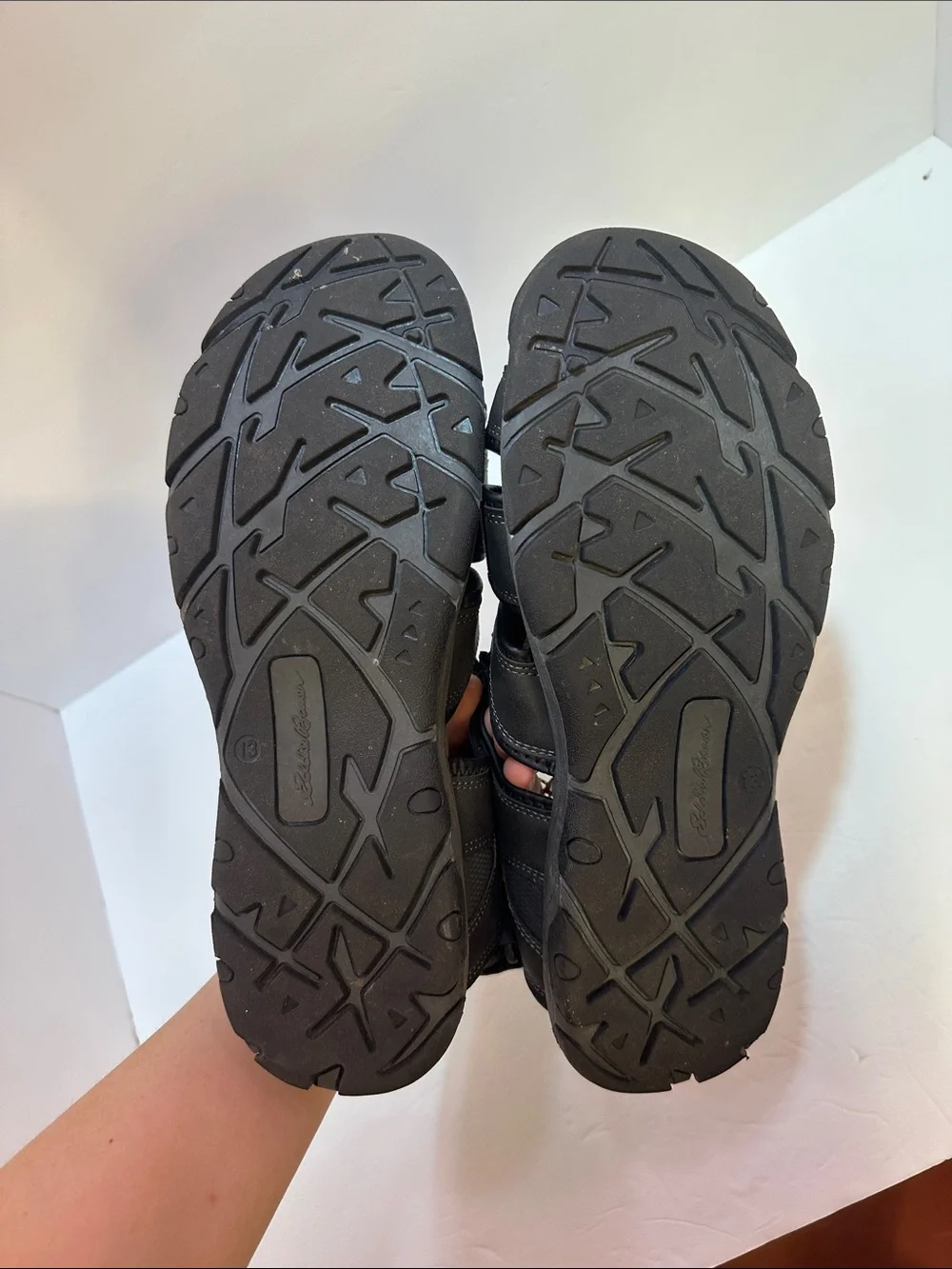 Eddie Bauer Men's Sandals Dark Gray Adjustable Outdoor Hiking Shoes Size 13